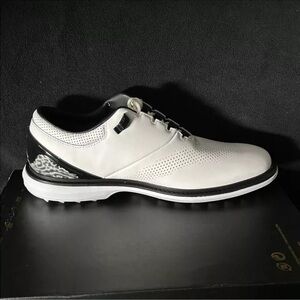 NIKE Air Jordan ADG 4 White Black Golf Shoes Cleats Men's Size 7 DM0103-110